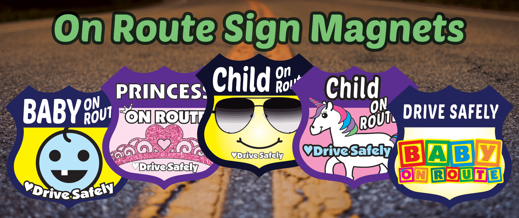 On Route Sign Magnets